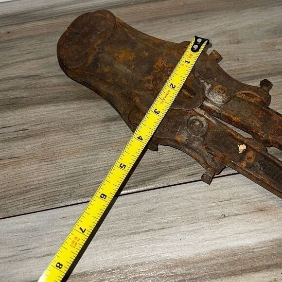 VINTAGE CAROLUS No. 14 BOLT CUTTER STERLING ILLINOIS Pat May 23, 1905 - Picture 10 of 10